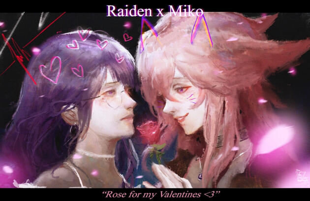 Raiden x Yae Miko