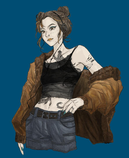 [CaffeineDemon] Ember Character Design