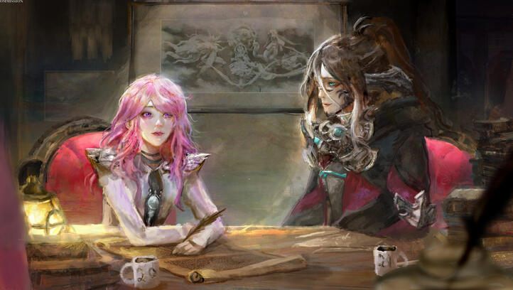 [FFXIV] Brian Gouhgnour Promo Art for Wedding